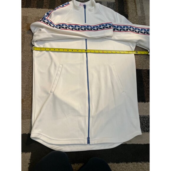 Nike Mens M Zip-Up Track Jacket White With Logo Detailing & Side Pockets - Picture 7 of 8